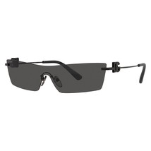 DOLCE&amp;GABBANA DG2292 01/87 Black/Dark Gray 37-137-145 Sunglasses New Authentic - £135.51 GBP