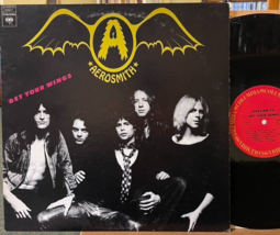 Aerosmith Get Your Wings Vinyl LP Columbia JC 32847 Seasons Of Wither VG+ 1974 - £17.29 GBP
