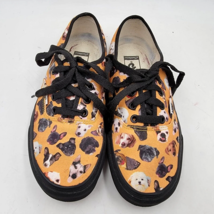 Vans Customs Dog Print Women&#39;s Shoes Size 7.5 Lace Up - £25.77 GBP