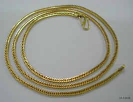 Traditional design 18kt gold chain necklace from rajasthan india - £1,175.17 GBP