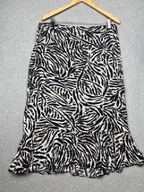 Vintage White Stag Womens Midi Skirt L 12/14 Tropical Vaca Lightweight A... - $37.88