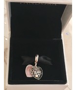  Authentic Pandora Dangle Charm Love Makes a Family Sterling Silver 796459EN28  - $49.95