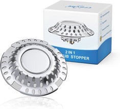 The Two-In-One Bathtub Stopper Is An Efficient Dual-Filtration Bathtub S... - $29.99
