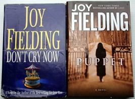 Lot 2 Jo Fielding DON&#39;T CRY NOW~PUPPET hc bce psycho-suspense murder thriller - £5.95 GBP