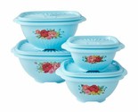 Pioneer Woman ~ Eight (8) Piece ~ Food Storage Bowl Set ~ Sweet Rose - $29.92
