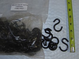 25 heavy duty S hooks #6 GA traps, trapping, animal control, trap NEW SALE - $11.85