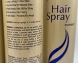 (2) Alberto VO5 Hair Spray Super Crystal Clear 14 Hour Hold 8.5 Oz. Each... - £46.54 GBP