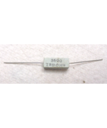 2 NOS TRU-Ohm 3.5K Ohm 5 Watt  Wire wound Ceramic Power Resistor Good - $1.83 CAD