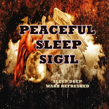 Peaceful Sleep Sigil, Deep Sleep Sigil, Sleep All Night, Wake up Refreshed - £2.60 GBP