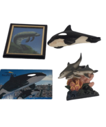 Novelty Fridge Magnets Lot of 5 Dolphins Whales Large Fish Marine Life - £3.75 GBP