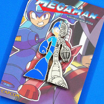 Mega Man Endoskeleton Anatomy Silver Enamel Pin Figure - £11.98 GBP