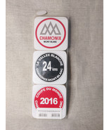 Set Of 6 Skiing &#39;Ronds De Piste Chamonix&#39; Drinks Coasters - $591.74 MXN