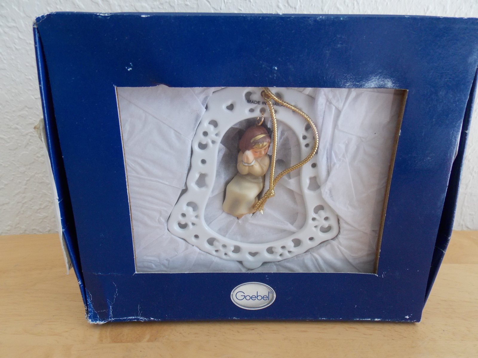 Goebel Hanging Angel Bell Ornament  - $25.00