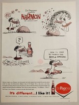 1962 Print Ad DR Pepper Soda Pop Harmon Cave Man Cartoon by Johnny Hart - £12.69 GBP