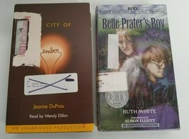 Lot of 2 Young Preteen Audio Cassette Books: City of Ember, Belle Prater... - £10.18 GBP