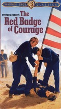 RED BADGE of COURAGE (vhs) B&amp;W Civil War classic, Audie Murphy, deleted title - £5.20 GBP