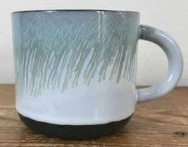 Studio Arhoj Handmade White Light Green Pottery Coffee Mug - £765.21 GBP