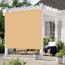 The Item Is A 3/4/6/8/10/12/20Ft Sun Shade Cloth With Grommets, 6X12Ft Sand. - £26.12 GBP