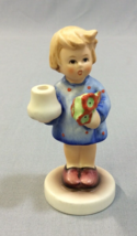 Vintage Goebel Hummel Advent Candle Holder Figurines #115 Girl with Flowers - £13.14 GBP