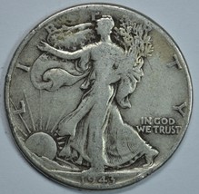 1943 P Walking liberty circulated silver half dollar - £11.05 GBP