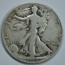 1944 D Walking liberty circulated silver half dollar - $13.50