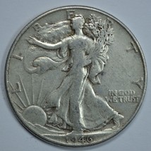 1946 P Walking liberty circulated silver half dollar - $15.75