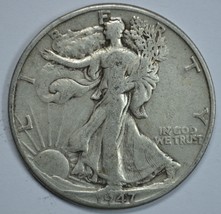1947 D Walking liberty circulated silver half dollar - $15.75