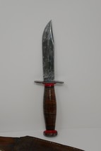 Schrade-Walden Sears Bowie Hunter Fixed Blade Knife &amp; Sheath - £47.18 GBP