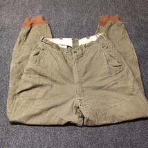 Vintage REM Dri-Dux Water Repellent Hunting Pants 30x30 Green 30s 40s 50... - $122.90 CAD