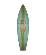 Put The Lime In The Coconut Novelty Metal Surfboard Sign - £19.94 GBP