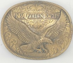 NRA Golden Eagles Belt Buckle Limited Edition National Rifle Association 920684 - £12.59 GBP