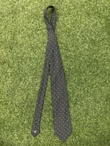 Armani Collezioni Blue Navy Dot 100% Silk Tie Made In Italy - $19.88