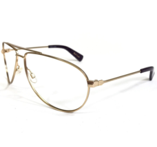Paul Smith Eyeglasses Frames PS-836 G Gold Round Wire Rim Aviators 63-14-135 - £51.11 GBP
