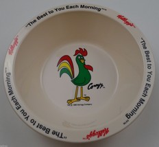 Kellogg&#39;s Corn Flakes Cereal Bowl The Best To You Each Morning Corny Collectible - £9.97 GBP