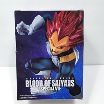 Banpresto Dragon Ball Super Blood of Saiyans VII Super Vegeta Figure Box Dented - £46.70 GBP