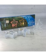 Vintage Bradfords Lightable 3D Shower of Stars 10 Acrylic Light Ornament... - £44.81 GBP