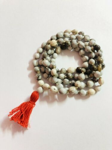 VAIJANTI BEEJ Japa Mala Vaijayanti Seed ROSARY 108 Prayer Beads Vishnu Puja - $11.31
