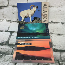 Vintage Postcard Lot Of 3 Alaska Mountain Goat Mt Susitna Northern Lights - £5.94 GBP