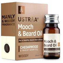 Ustraa Mooch And Beard Oil Woody (35ml) - $12.67