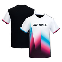 YONEX 23FW Men&#39;s Badminton T-Shirts Apparel Clothing Sports Pink NWT 233TS017M - £50.06 GBP