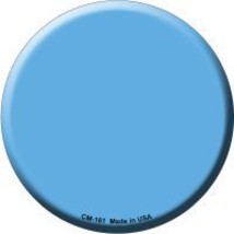 Light Blue Novelty Metal Mini Circle Magnet CM-161 - $12.95