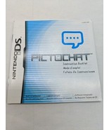 Nintendo DS Pictochat Instruction Booklet Manual - $9.57 CAD