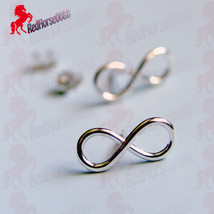 Silver Plated Infinty Earrings   Bc 14 - $1.95