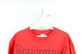 Vtg 90s Mens Large Spell Out Detroit Red Wings Hockey Short Sleeve T-Shirt USA - £30.89 GBP