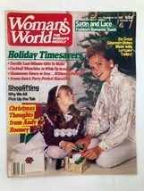 Woman&#39;s World Magazine December 24 1985 Christmas Thoughts Andy Rooney No Label - £9.47 GBP