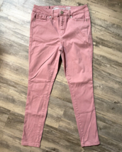 Seven 7 Jeans Pink Skinny Fit Denim High Rise Skinny Women’s Size 10 - $15.58