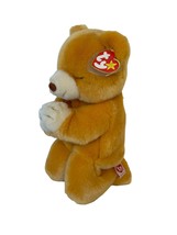 Ty Beanie Original Buddy Hope The Praying Bear Brown Animal Plush Stuffed Toy - £9.41 GBP