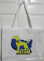 100% Recyclable 16&quot; x 20&quot; Custom White Shopping Tote Bag - $90.95 MXN