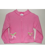 Toddler Girls Kidz Concepts Pink Long Sleeve Hooded Top Size 4T - £3.16 GBP