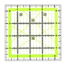Quilting Ruler (4.5&quot;X4.5&quot;), Square Quilting Rulers Fabric Cutting Ruler ... - £11.81 GBP